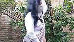 Sexy aunty showing her ass  talking live