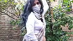 Sexy aunty showing her ass  talking live