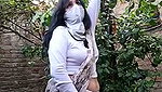 Sexy aunty showing her ass  talking live