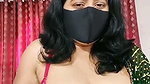 Sexy bhabhi pressing her nipple