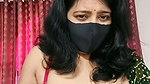 Sexy bhabhi pressing her nipple