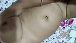 Sexy lady cleaning pussy hair  show big boobs