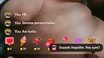 Tamil aunty showing her boobs on live