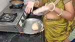 Bhabhi working in kitchen  devar fuck hard