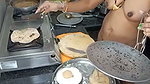 Bhabhi working in kitchen  devar fuck hard