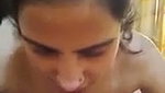 Horny milf suck lover dick
