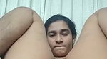 Beautiful girl spreading her legs  show her pussy hole