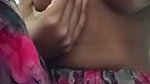 Girlfriend showing her boobs on videocall