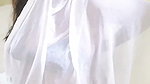 Hot bhabhi show her boobs in white saree