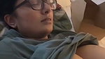 Hot girl rubing her pussy