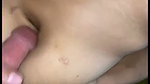 Hot girl show her boobs  cum on her