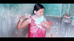Mili singha    bathing