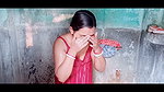 Mili singha    bathing