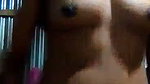 Sexy aunty showing her hot figure