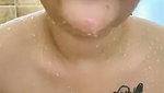 Sexy girl washing her cloth taking bath  Masturbating