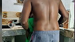 Tamil wife working in kitchen  give Blowjob