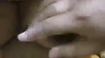 House owner pressing boobs of maid