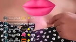 Sexy girl showing her boobs  pressing on live