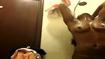 Tamil aunty taking shower