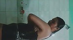 Beautiful Sexy Girlfriend Showing Squeezing Big Boob And Bathing