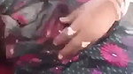 Aunty showing her boobs inside car
