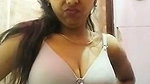 Beautiful girl rubing her pussy in bathroom