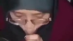Glasses Hijabi Girl Sucking Dick