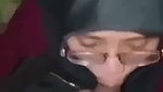 Glasses Hijabi Girl Sucking Dick