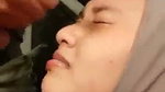 Shy Hijabi Girl Sucking Boyfriend Dick Cumshot On Face