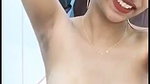 Beautiful aunty showing her sweet boob