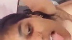 Desi girl give Blowjob  cum on her face