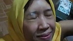 Nepali Muslim girl cum on her face