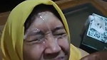 Nepali Muslim girl cum on her face