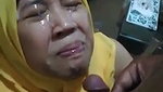 Nepali Muslim girl cum on her face