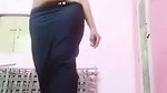 Sexy girl undress blue saree  show her beauty