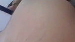 Sexy lady riding in hotel room