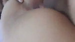 Sexy lady riding in hotel room