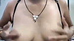 Sexy lady showing her hot boobs