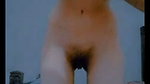 Slim girl showing her asshole  hairly pussy