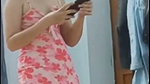 Caught sister changing