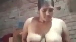 After bath aunty Changing Clothes  showing