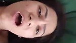 Boyfriend bangs his gf hard  moan loudly