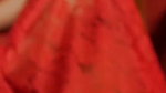 Sexy bhabhi show her boobs in transparent red saree
