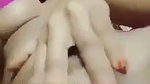 Sexy girl rubing her pussy  enjoying