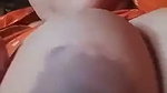 Sexy girl show her huge boobs  pressing