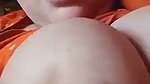 Sexy girl show her huge boobs  pressing