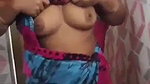 Aunty showing her boobs