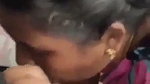 Aunty showing her boobs