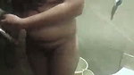 Wife shaves husband dick hairs  fuck in bathroom