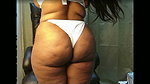 big ass girl dance infront cam